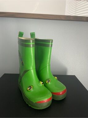 Kidorable Green Frog Rain Boots